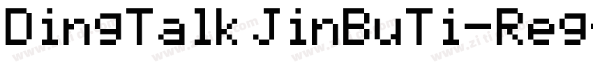 DingTalk JinBuTi-Reg字体转换